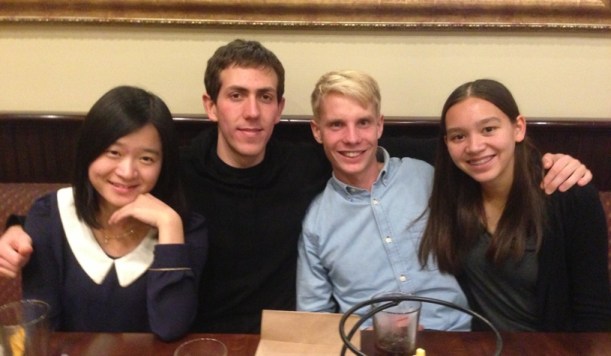 Green Grid Radio Fall Quarter team photo (left-to-right; Mei Shen, Adam Pearson, Erik Olesund, Kara Fong)